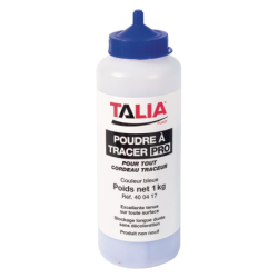 Poudre de traçage bleue Taliaplast en biberon avec bouchon verseur
