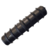 Raccords de jonction cannelés en plastique pour arrosage goutte à goutte 13x16mm