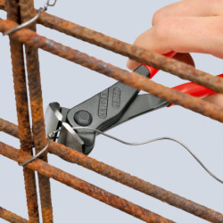 Pince coupante frontale pour torsader et couper les fils à ligaturer Knipex