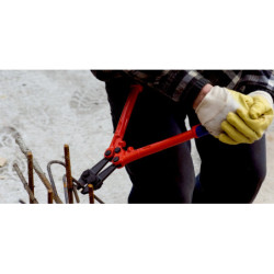 Coupe boulons poignée gaine bi-matière Knipex