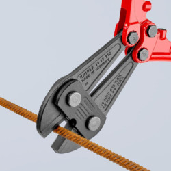 Coupe boulons poignée gaine bi-matière Knipex