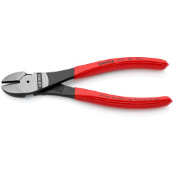 Pince coupante de côté à forte démultiplication Knipex Poignées gainées