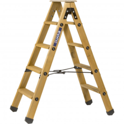 Escabeau bois double accès