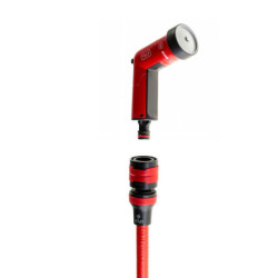 Tuyau d'arrosage extensible Yoyo Go Fitt rouge avec accessoires
