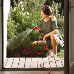 Tuyau d'arrosage extensible Yoyo Go Fitt rouge avec accessoires