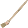 Pinceau radiateur brosse plate coudée soie et synthétique Virole acier cuivré