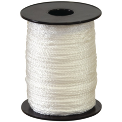 Cordeau polypro tresse blanc 100m