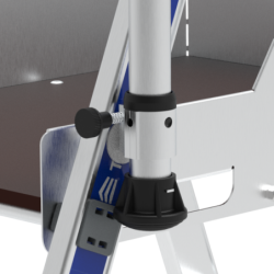 Plateforme de travail aluminium Sherpamatic Tubesca avec roulettes