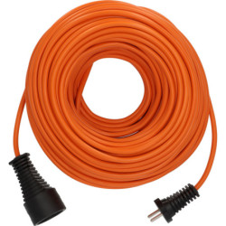 Rallonge électrique Brennenstuhl orange câble H05VV-F 2x1.5 3500W