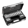 Coffret douilles longues 1/2 Facom 6 pans métriques 16 pièces