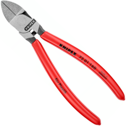 Pince coupante de côté spéciale plastique Knipex Poignées gainées