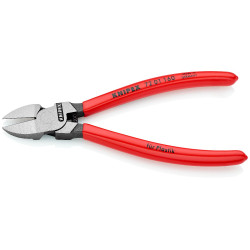 Pince coupante de côté spéciale plastique Knipex Poignées gainées