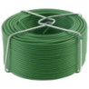 Bobine fil d'attache en acier plastifié vert CPN couronne de 50m