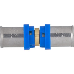 Raccord à sertir double multi profils pour tube multicouche Laiton