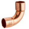 Coude à 90° double femelle à souder pour tube en cuivre Laiton
