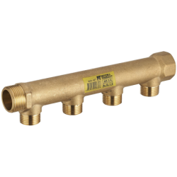 Collecteur robinetterie pour tube PER et multicouche MF 20 x 27 M 15 x 21 Laiton