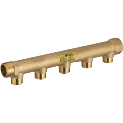 Collecteur robinetterie pour tube PER et multicouche MF 20 x 27 M 15 x 21 Laiton