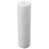Cartouche filtrante anti impuretés diamètre 65 mm fils polypropylène pur efficacité 12 mois
