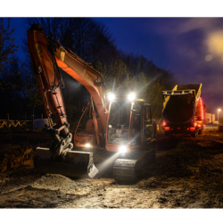 Phare de travail rond 9 LED 10/32V 27W 1800lm faisceau longue portée