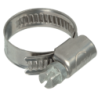 Collier serrage inox bande pleine Lot de 2