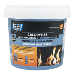 Mastic réfractaire Geb Calorygeb pour appareil de chauffage