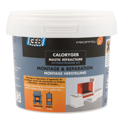 Mastic réfractaire Geb Calorygeb pour appareil de chauffage