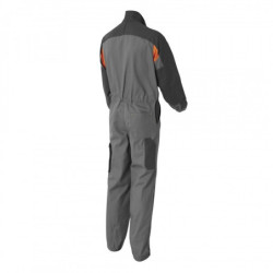 Combinaison G Rock 60% coton 40% polyester gris carbonne et orange