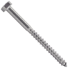 Vis à bois tête hexagonale tirefond inox A4 DIN 571