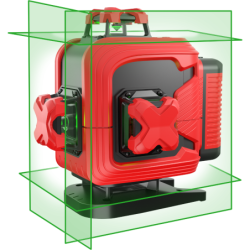 Laser 4 lignes vertes 30 mètres C1002002 spécial chape ciment