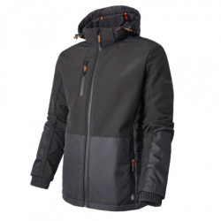Blouson Softshell Hybrid micro polaire intérieur Noir