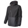 Blouson Softshell Hybrid micro polaire intérieur Noir