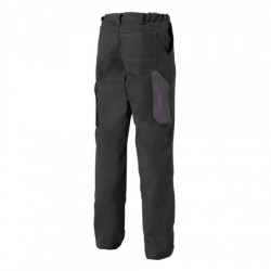 Pantalon de travail Millium 60% coton 40% polyester Carbone et gris béton