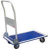 Chariot de manutention à dossier rabattable Fimm plateau 730x470mm charge 150kg