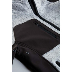 Veste de travail femme Louise 100% polyester couleur gris clair