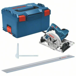 Scie circulaire GKS 55 + GCE avec Rail FSN 1400 en L-Boxx 238