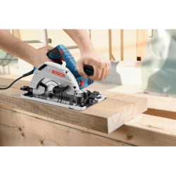 Scie circulaire GKS 55 + GCE avec Rail FSN 1400 en L-Boxx 238