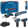 Pack de 5 outils 12v en coffret XL Boxx ( GSR + GOP + GDR + GSA +GLI)
