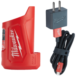 Chargeur compact USB M12 Milwaukee pour batterie 12V