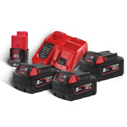 Pack chargeur et batteries NRG 503 18 V 5ah