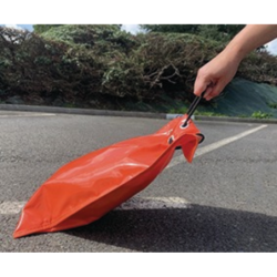 Sac de lestage en PVC orange 60x40cm capacité de 15Kg