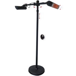 Chauffage radiant électrique sur pied orientable 3kW