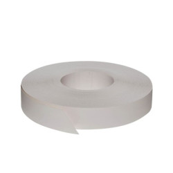 Bande de chant pré-encollée blanc lisse satiné 23mm x 25ml