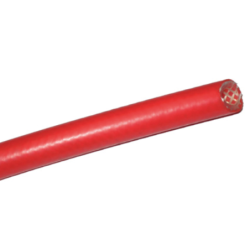 Tube en silicone armé rouge 12 x 19 rouleau de 25 mètres