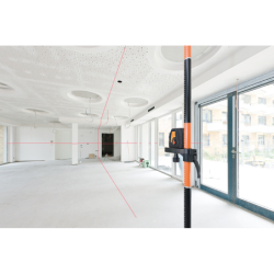 Laser de chantier croix Géo Fennel FL 40-PowerCross Plus SP professionnel ligne Rouge