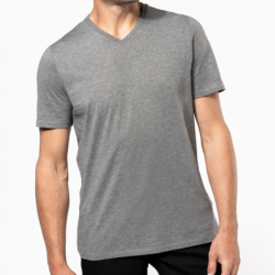 Tee shirt Supima col V K3002 couleur Grey Heather