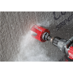 Coffret de 5 scies cloches BIG HAWG TCT multi-matériaux Milwaukee avec accessoires 10 pièces en tout