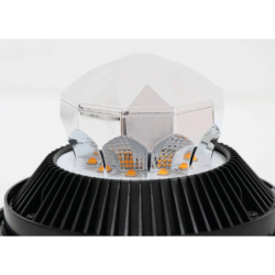 Gyrophare LED sur batterie 4A/h base magnétique