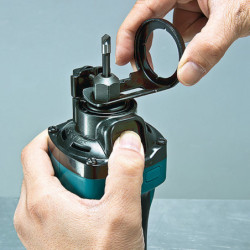 Affleureuse Makita pour plaque de plâtre 18 V-Lion Ø 6,35 mm sans batterie ni chargeur