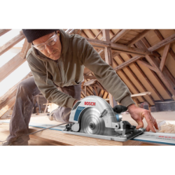 Scie circulaire Bosch GKS 85G avec rail 140 cm