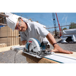 Scie circulaire Bosch GKS 85G avec rail 140 cm